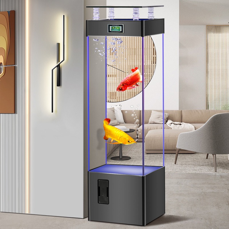 Aquarium Fish Goldfish - Ultraklarer Glasfischtank, kein Wasserwechsel erforderlich, ökologisches