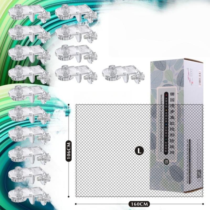 Aquarium Fish Jump Guard - (BF06) 1 Stück Aquarium-Schutznetz gegen Ausbrüche,
