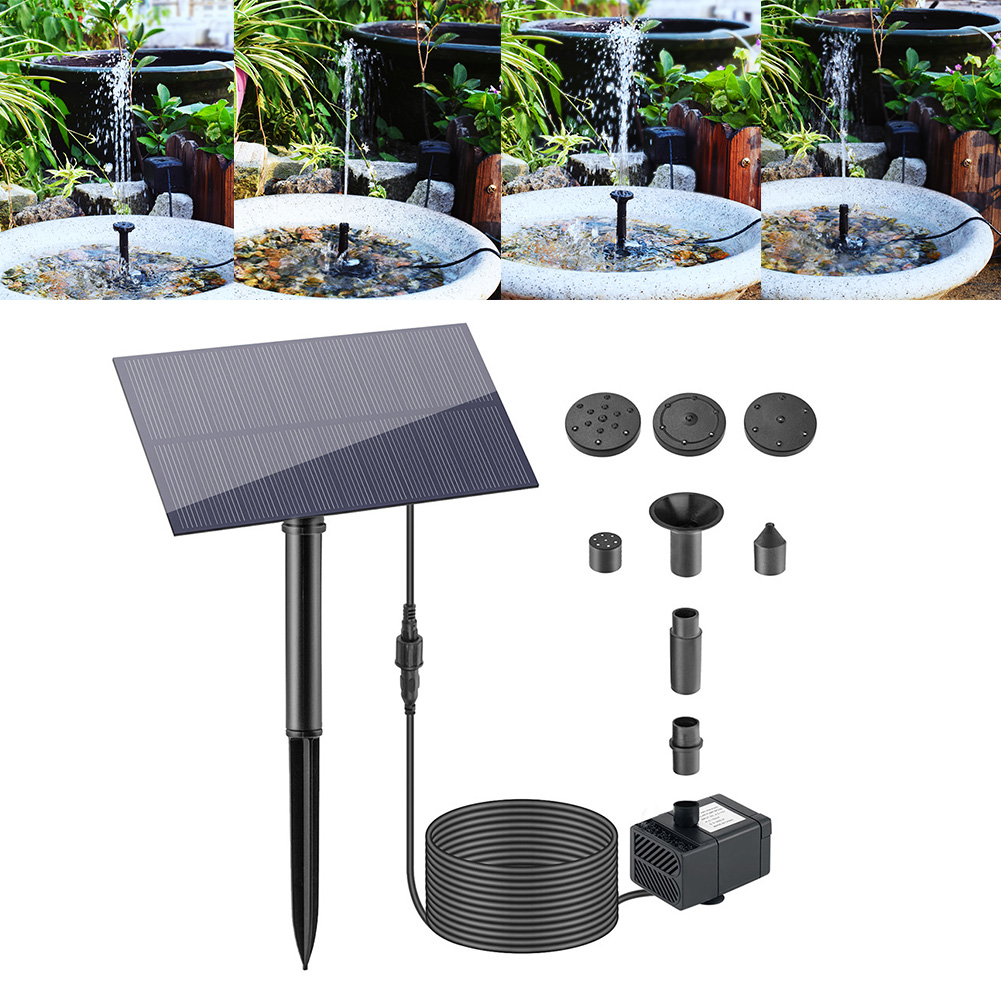 Aquarium Fish Saltwater - 5W 5V Wasserbrunnen Gartendekoration mit Pfahl