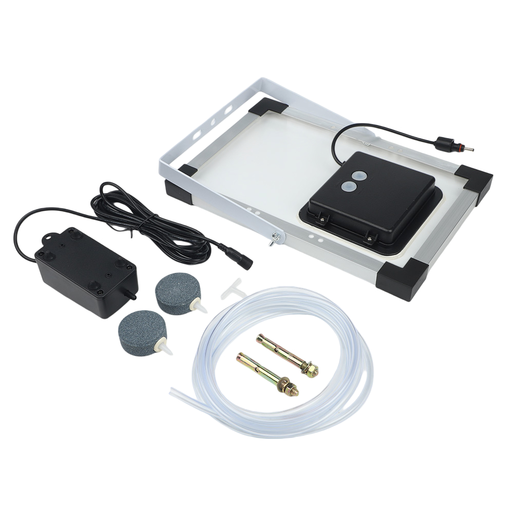 Aquarium Fish Maintenance - Solarbetriebener Teichbelüfter 5W Sauerstoffpumpe für Fischbecken