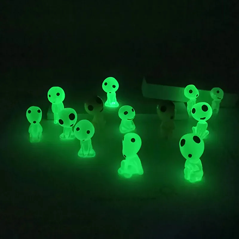 Aquarium Fish Saltwater - Leuchtende Elfen-Minifiguren, Aquarium-Deko, Kodama, im Dunkeln
