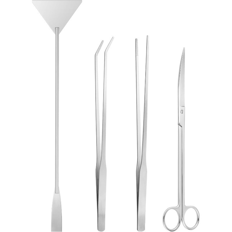 Aquarium Fish Maintenance - Aquarium-Set Terrarium-Zubehör Inklusive Langer Pinzette für