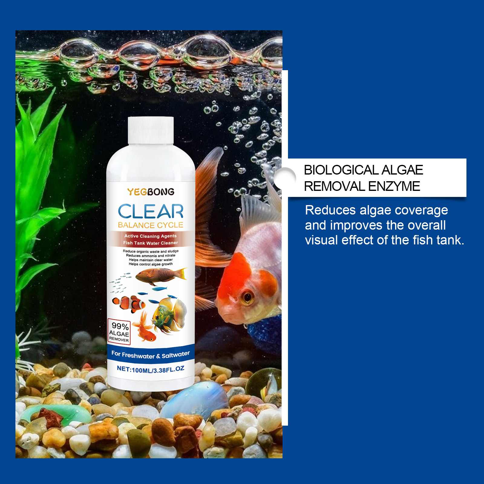 Aquarium-Wasser-Klärer, 100 ml – Aquarium Fish Saltwater Bewertung und Preis