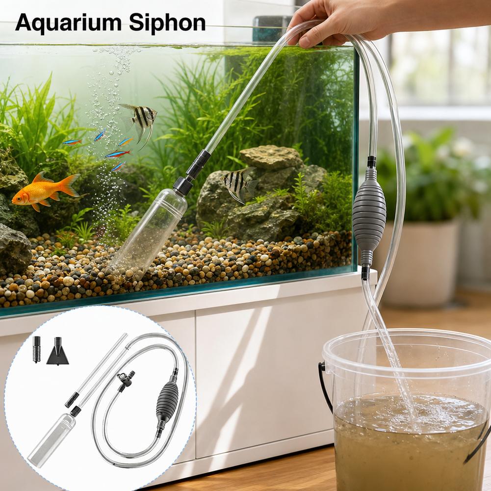 Manueller Aquarium-Siphon Fisc – Aquarium Fish Maintenance Bewertung und Preis