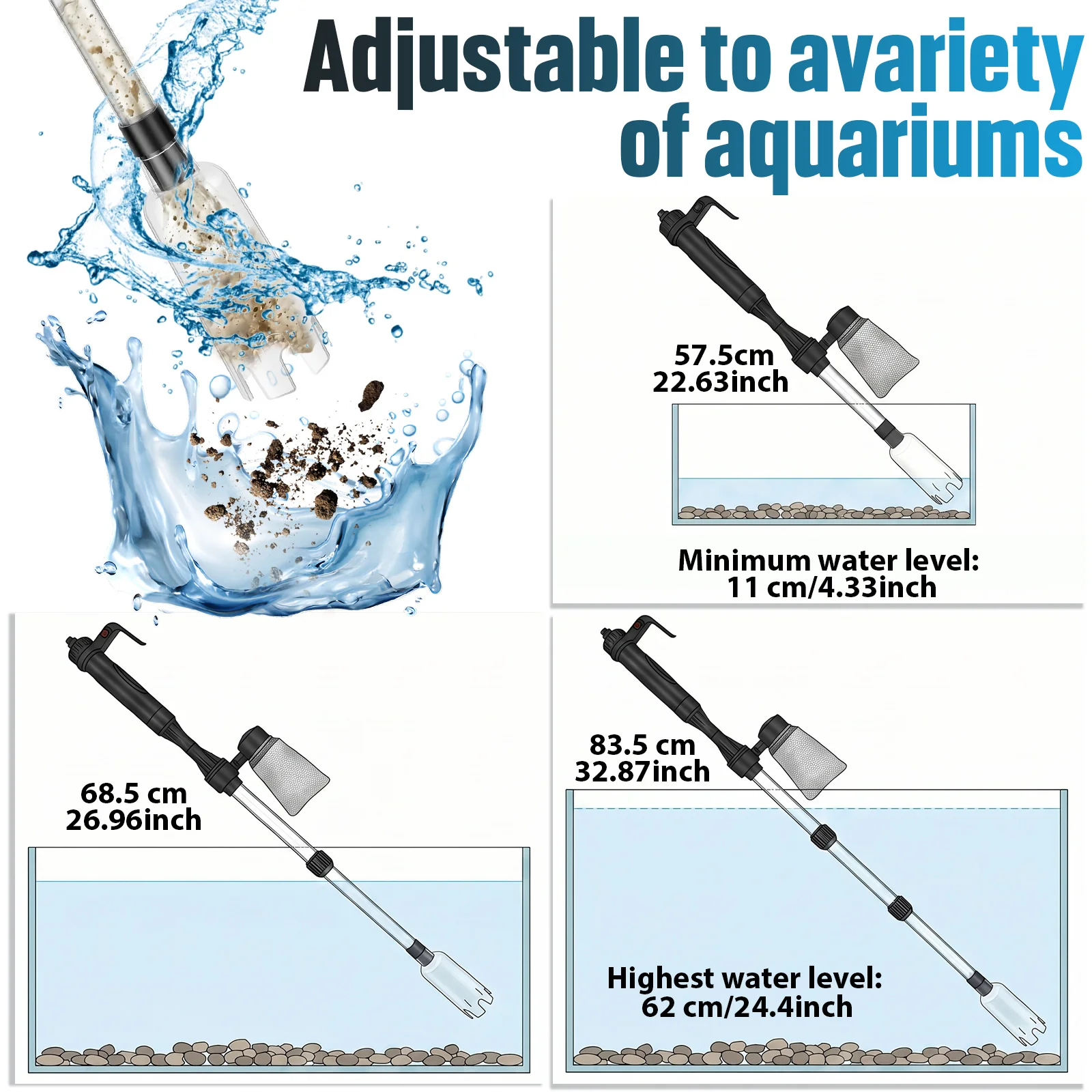Aquarium-Vakuum-Kiesreiniger 3 – Aquarium Fish Maintenance Bewertung und Preis