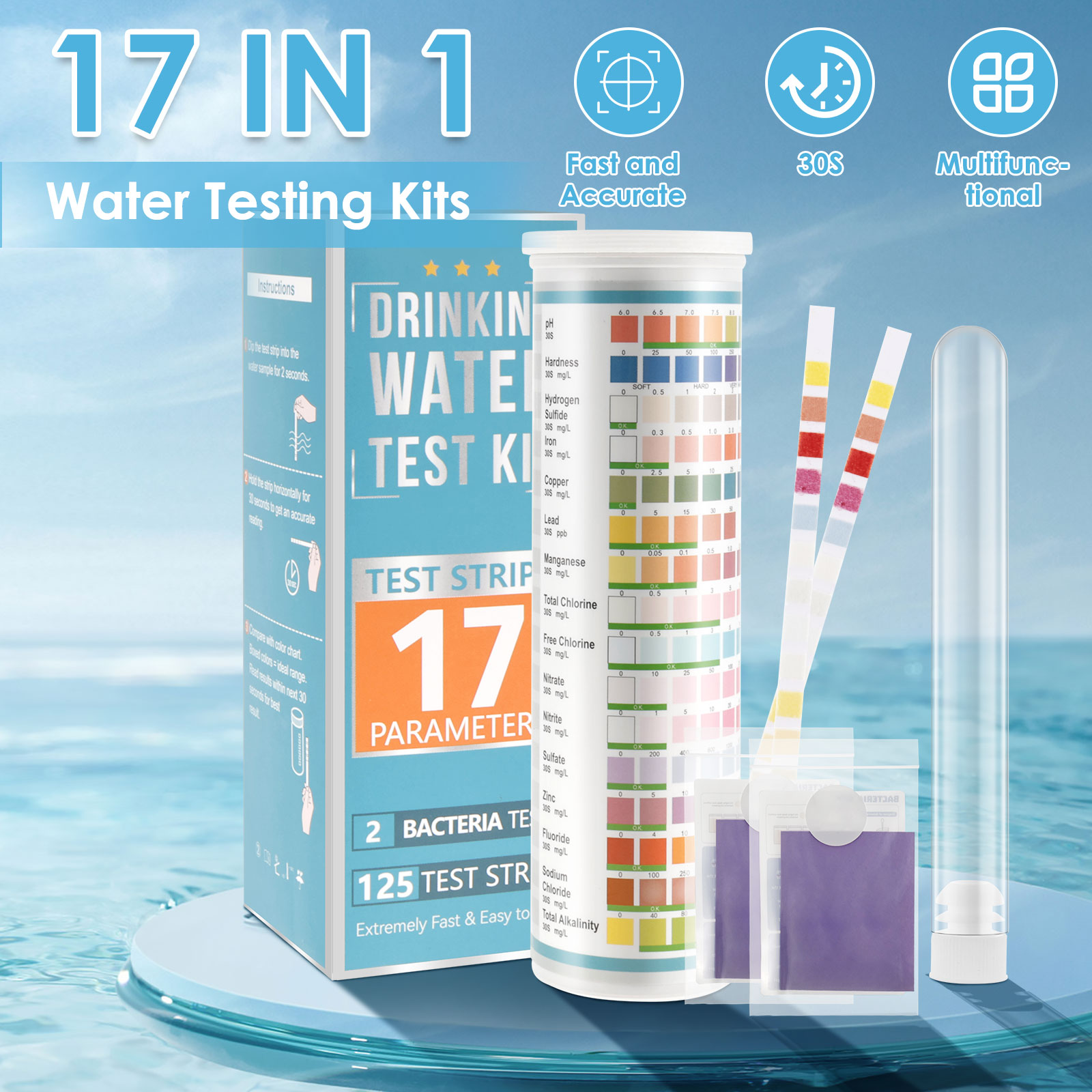 5-17 in 1 Aquarium-Teststreife – Aquarium Fish Saltwater Bewertung und Preis