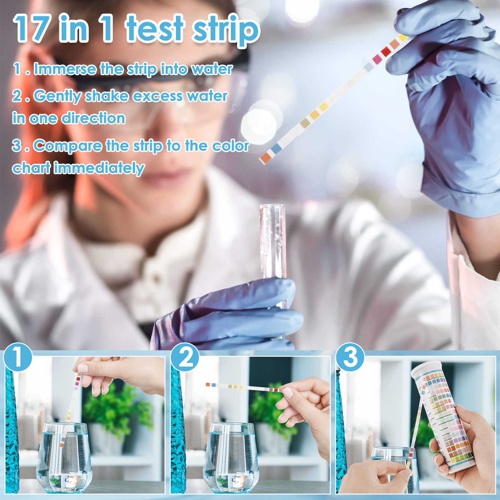 5-17 in 1 Aquarium-Teststreife – Aquarium Fish Saltwater Bewertung und Preis