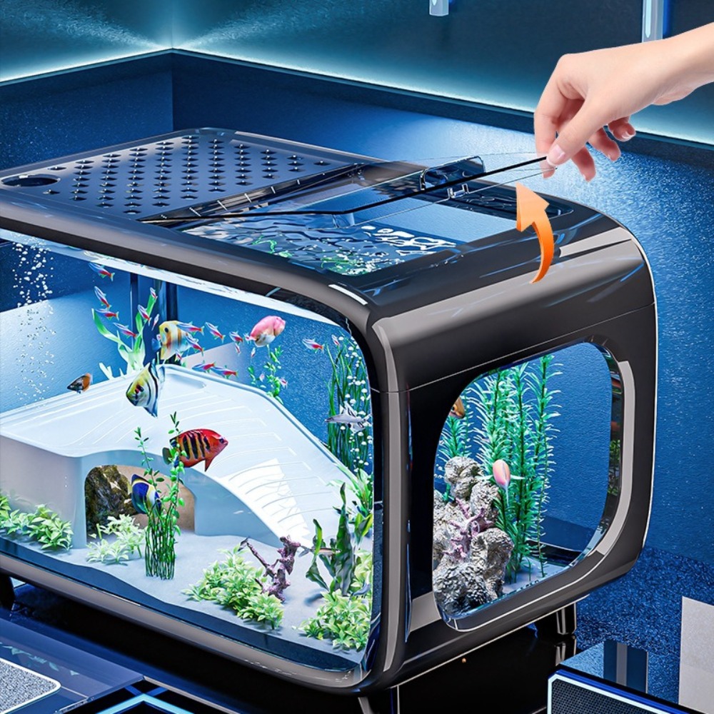 Transparente Luxus Aquarium La – Aquarium Fish Goldfish Bewertung und Preis